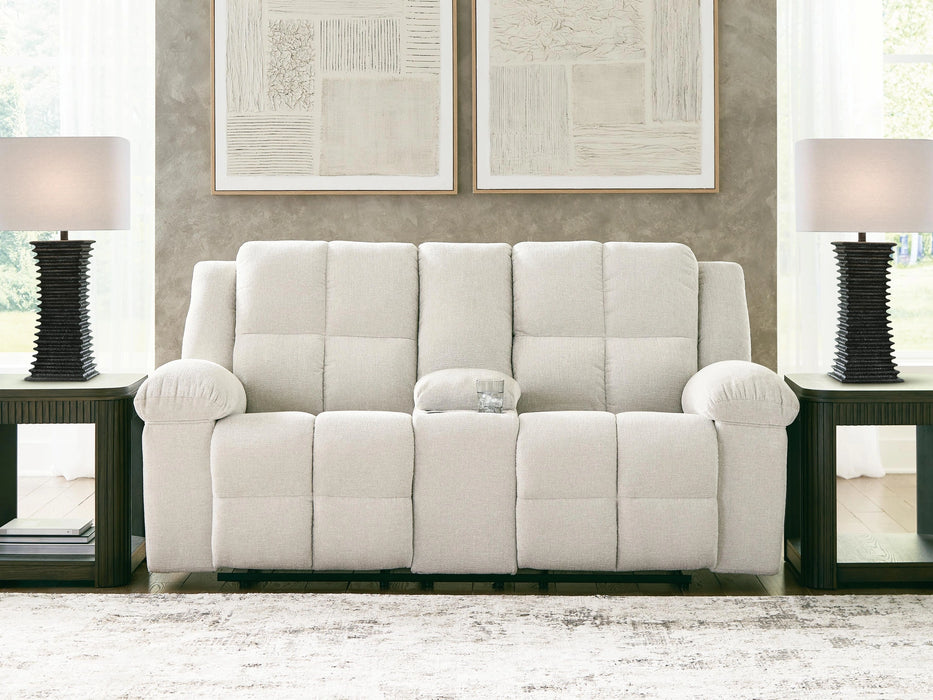 Orlen Reclining Loveseat with Console - Dream Home Furniture & Mattress (Waite Park, MN)