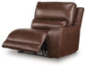 DeepWakes Reclining Sectional with Storage Console - Dream Home Furniture & Mattress (Waite Park, MN)
