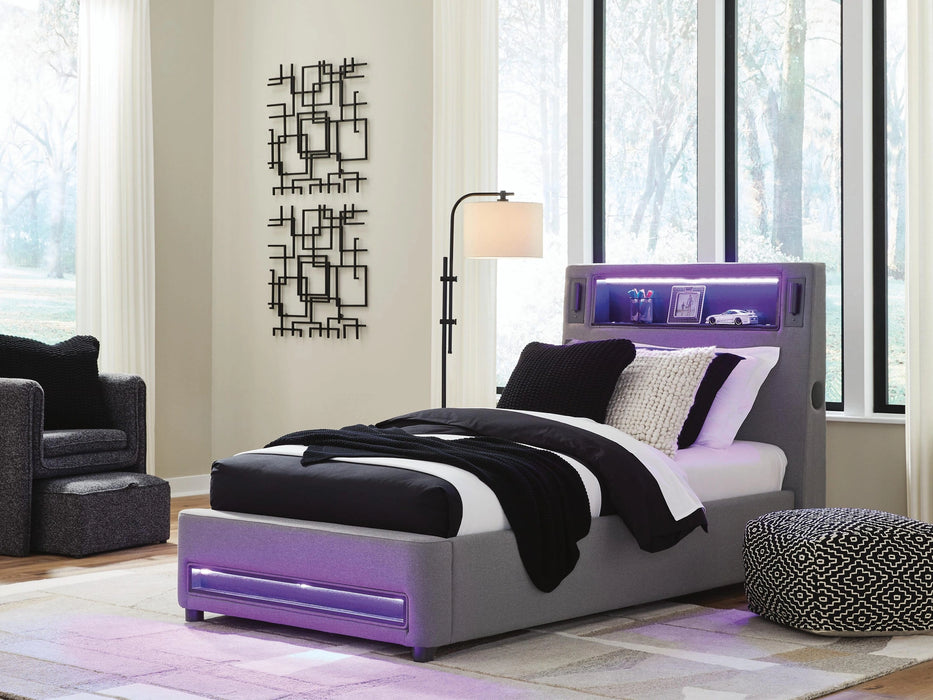 Verishaw Upholstered Bed - Dream Home Furniture & Mattress (Waite Park, MN)
