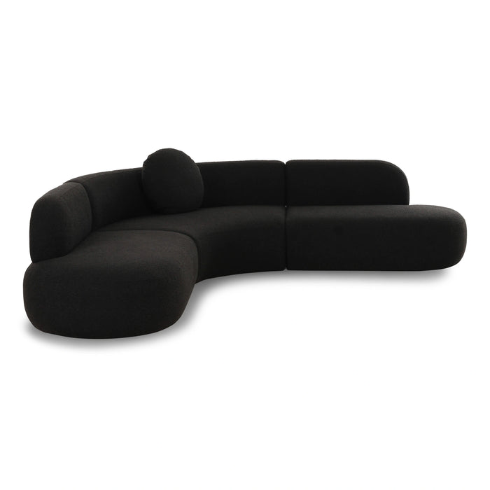 Broohah 3-Piece Performance Fabric L-Shaped Sectional