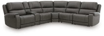 5Z - Pittson Power Reclining Sectional - Dream Home Furniture & Mattress (Waite Park, MN)
