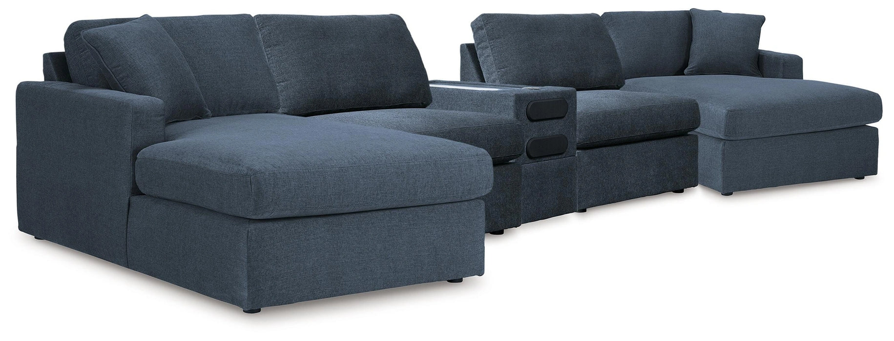 Modmax 5 Piece Sectional with Audio Console - Dream Home Furniture & Mattress (Waite Park, MN)
