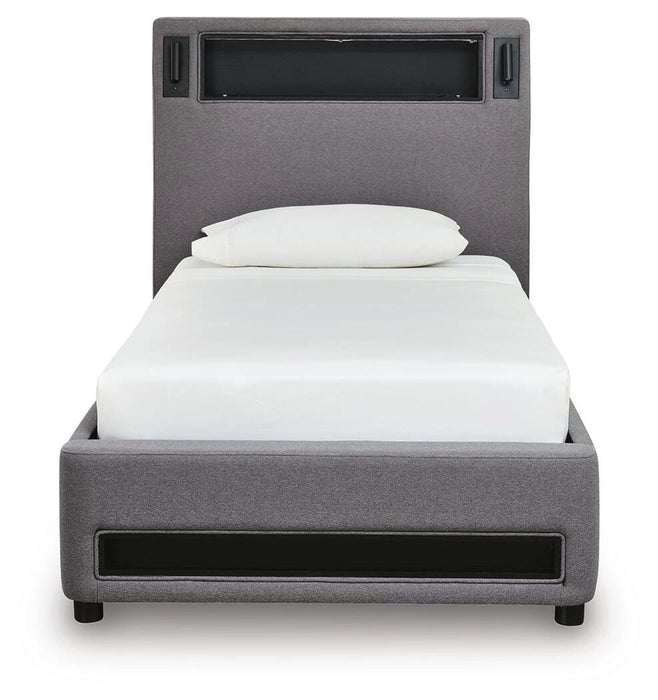 Verishaw Upholstered Bed - Dream Home Furniture & Mattress (Waite Park, MN)