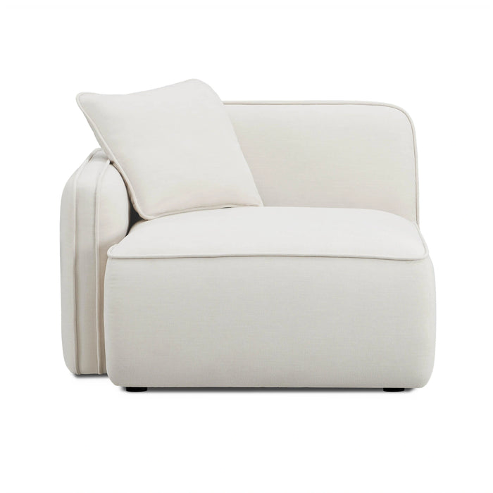 Travie Performance Corduroy Velvet Corner Chair