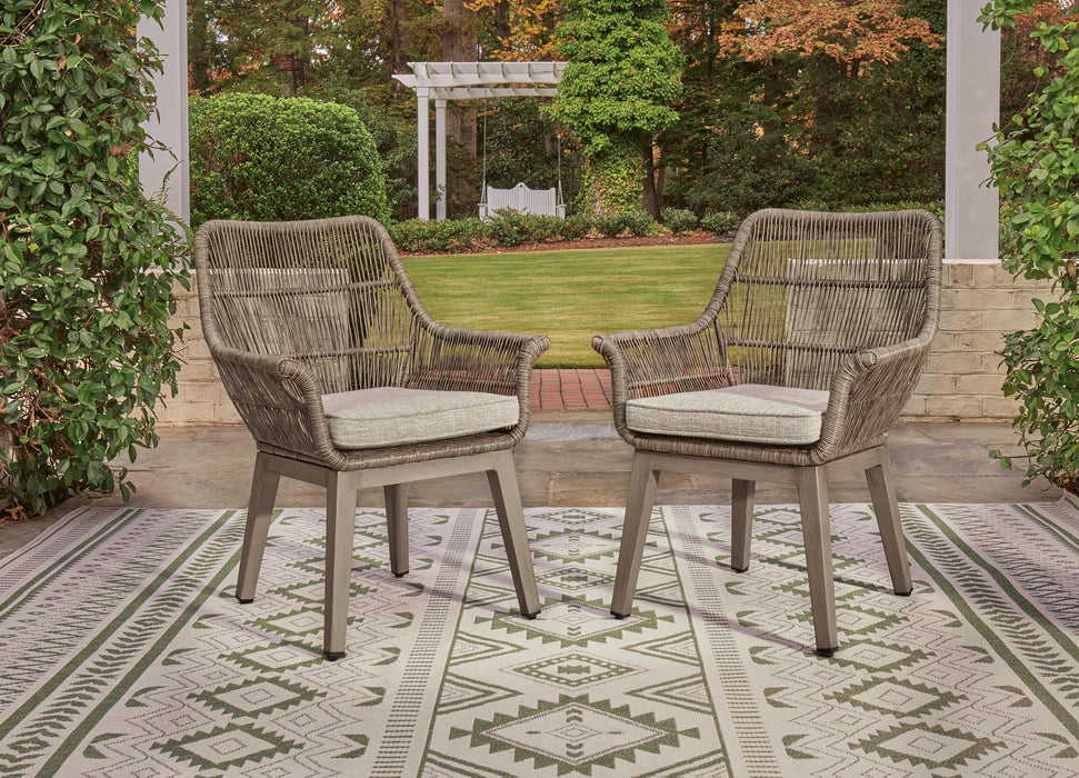 Beach Front Arm Chair with Cushion (Set of 2) - Dream Home Furniture & Mattress (Waite Park, MN)