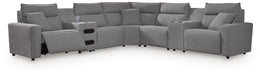 Modmax II Power Reclining Sectional with Audio Consoles - Dream Home Furniture & Mattress (Waite Park, MN)
