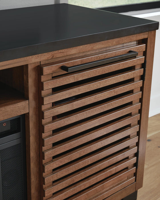 Kallari 84" TV Stand with Electric Fireplace - Dream Home Furniture & Mattress (Waite Park, MN)