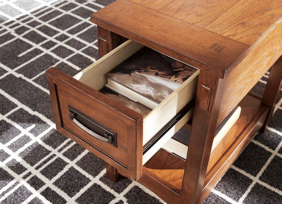 Breegin Chairside End Table - Dream Home Furniture & Mattress (Waite Park, MN)