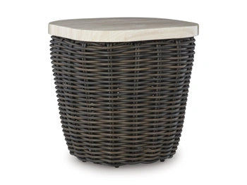 Kimora Outdoor End Table - Dream Home Furniture & Mattress (Waite Park, MN)