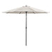 Mora 11' Outdoor Umbrella + 21" Round Base - Dream Home Furniture & Mattress (Waite Park, MN)