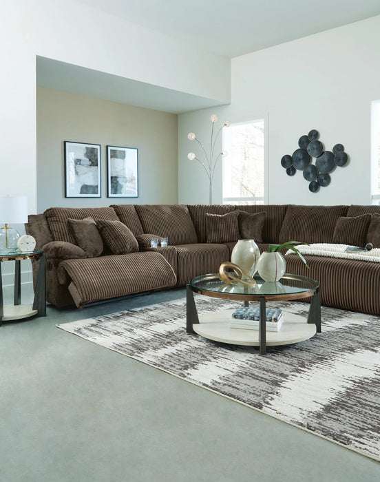 Top Tier Reclining Sofa Chaise Sectional - Dream Home Furniture & Mattress (Waite Park, MN)