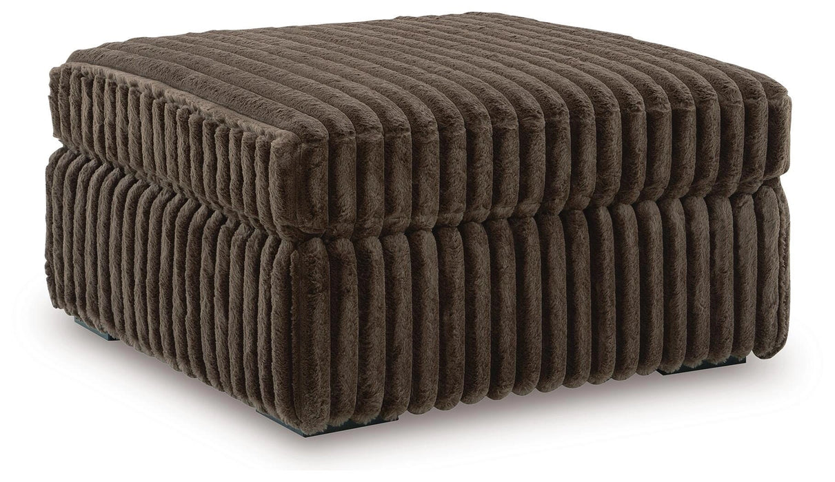 Midnight-Madness Oversized Accent Ottoman - Dream Home Furniture & Mattress (Waite Park, MN)