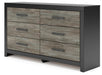 Broachmyn Dresser and Mirror - Dream Home Furniture & Mattress (Waite Park, MN)