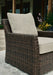 Brook Ranch Outdoor Lounge Chair with Cushion - Dream Home Furniture & Mattress (Waite Park, MN)