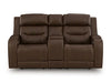 Knightington Power Reclining Loveseat with Audio Seating - Dream Home Furniture & Mattress (Waite Park, MN)