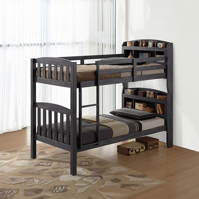 Stutsman Twin/Twin Bunk Bed - Dream Home Furniture & Mattress (Waite Park, MN)