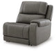 5Z - Pittson Power Reclining Sectional - Dream Home Furniture & Mattress (Waite Park, MN)