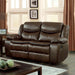 Pollux Brown Love Seat - Dream Home Furniture & Mattress (Waite Park, MN)