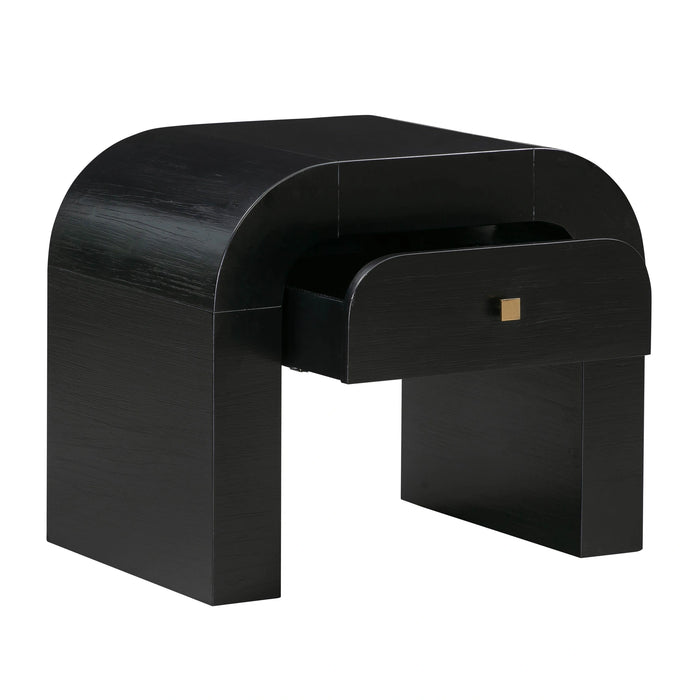 Hump 26" Arched Nightstand With Drawer