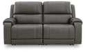 5Z - Pittson Power Reclining Sectional Loveseat - Dream Home Furniture & Mattress (Waite Park, MN)