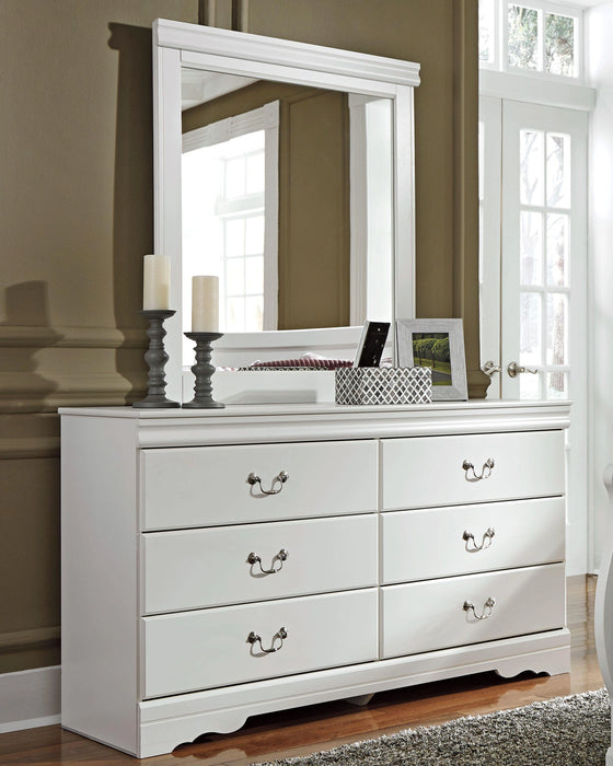Anarasia Dresser and Mirror - Dream Home Furniture & Mattress (Waite Park, MN)