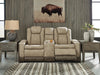 Next-Gen DuraPella Power Reclining Loveseat with Console - Dream Home Furniture & Mattress (Waite Park, MN)