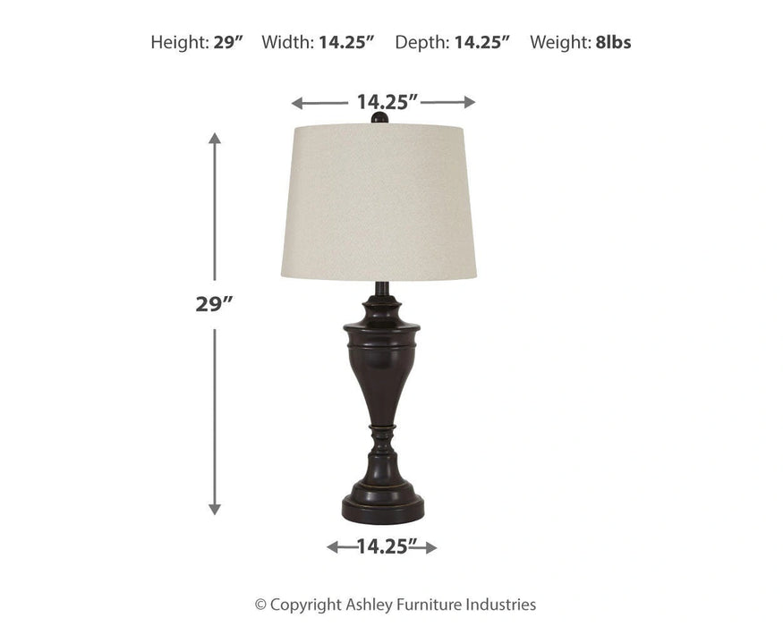 Darlita Table Lamp (Set of 2) - Dream Home Furniture & Mattress (Waite Park, MN)