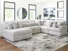 Cuddle Plush Sectional with Chaise - Dream Home Furniture & Mattress (Waite Park, MN)