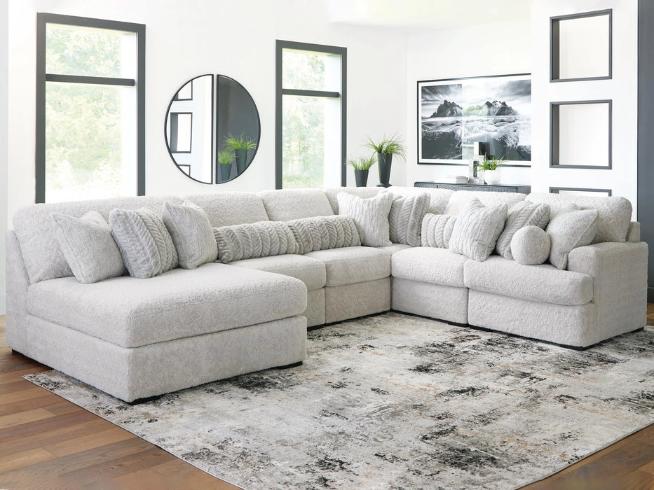 Cuddle Plush Sectional with Chaise - Dream Home Furniture & Mattress (Waite Park, MN)