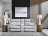 Social Pointe Power Reclining Sectional - Dream Home Furniture & Mattress (Waite Park, MN)