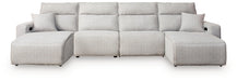 Modmax II Power Reclining Sectional with Chaise - Dream Home Furniture & Mattress (Waite Park, MN)