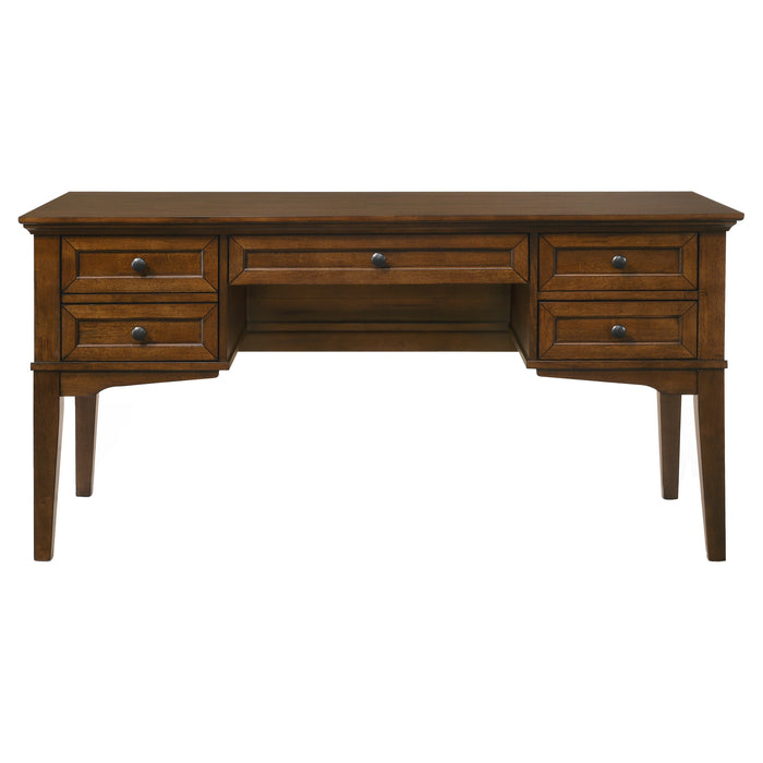 San Mateo 62" Half Ped Desk - Dream Home Furniture & Mattress (Waite Park, MN)