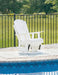 Hyland wave Outdoor Swivel Glider Chair - Dream Home Furniture & Mattress (Waite Park, MN)