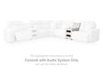 Modmax II Power Reclining Sectional with Audio Consoles - Dream Home Furniture & Mattress (Waite Park, MN)