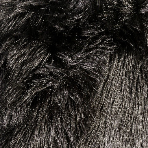 Jet Black 20" X 20" Pillow, Fur Black (2/CTN) - Dream Home Furniture & Mattress (Waite Park, MN)