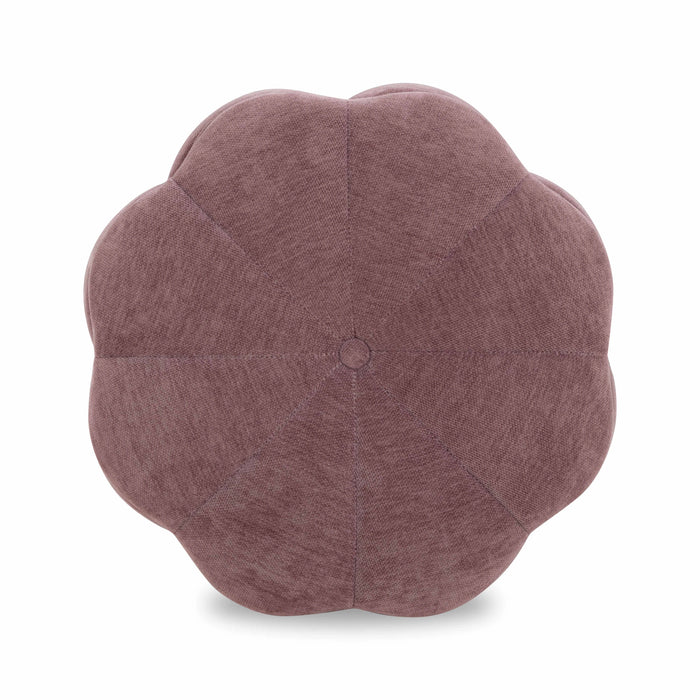 Fleur Textured Performance Velvet Storage Ottoman