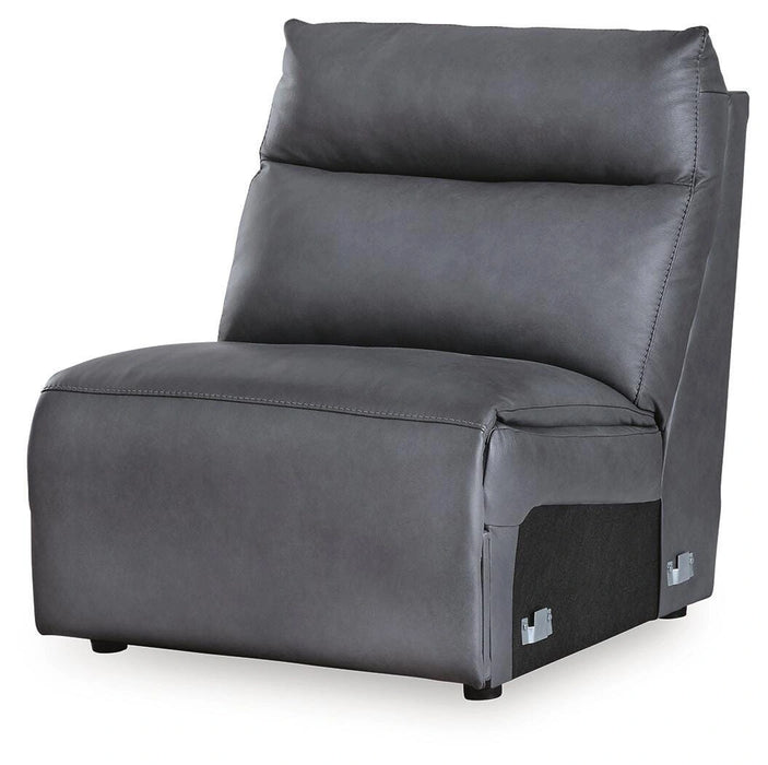 ModZ Power Reclining Sectional with Audio Consoles - Dream Home Furniture & Mattress (Waite Park, MN)