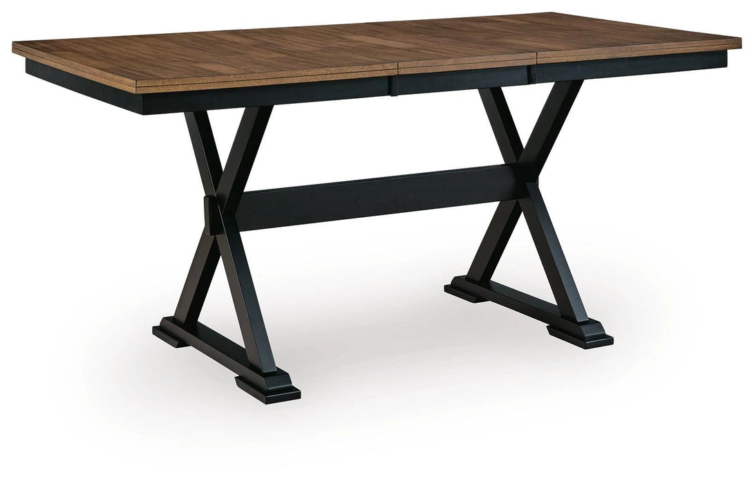 Wildenauer Counter Height Butterfly Extension Table - Dream Home Furniture & Mattress (Waite Park, MN)