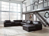 Modmax II Sectional with Chaise and Storage Consoles - Dream Home Furniture & Mattress (Waite Park, MN)