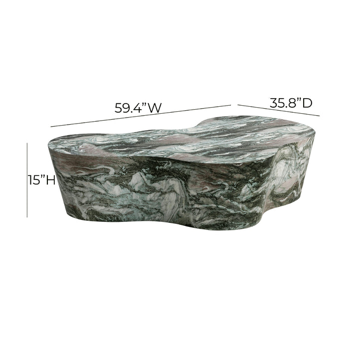 Slab 59" Concrete Indoor/Outdoor Coffee Table