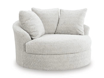 Cuddle Plush Oversized Swivel Accent Chair - Dream Home Furniture & Mattress (Waite Park, MN)