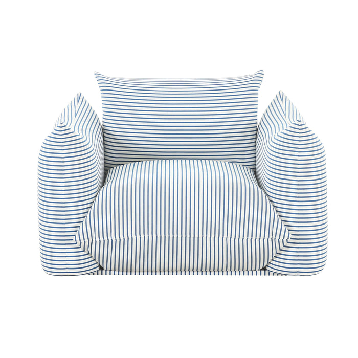 Saint Tropez Stuffed Indoor / Outdoor Armchair