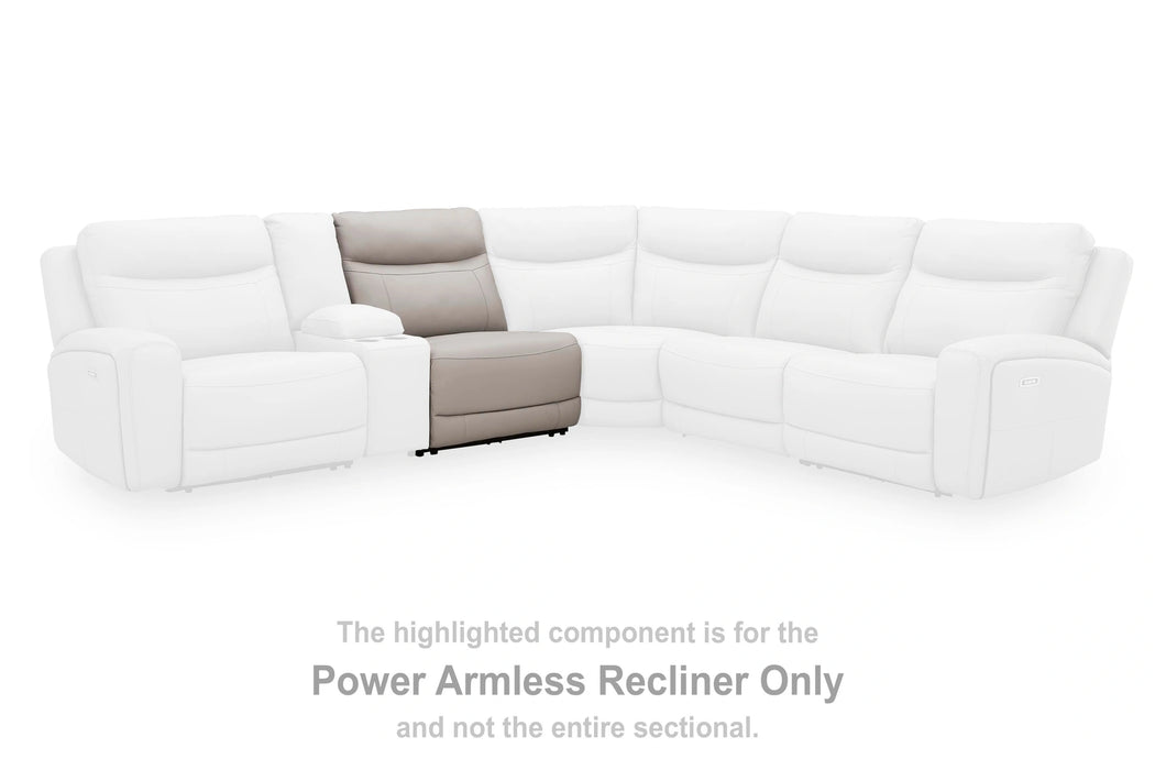 Gravier Power Reclining Sectional with Storage Console - Dream Home Furniture & Mattress (Waite Park, MN)