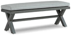 Elite Park Outdoor Bench with Cushion - Dream Home Furniture & Mattress (Waite Park, MN)