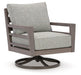 Hillside Barn Outdoor Swivel Lounge with Cushion - Dream Home Furniture & Mattress (Waite Park, MN)