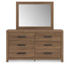Broachmyn Dresser and Mirror - Dream Home Furniture & Mattress (Waite Park, MN)