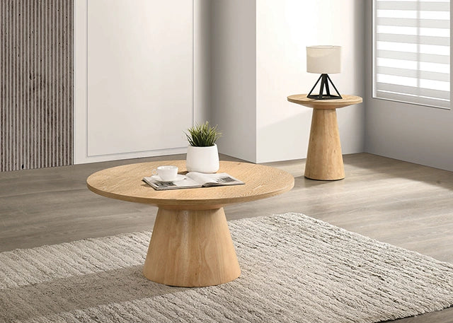 Halewood 36" Round Cocktail Table - Dream Home Furniture & Mattress (Waite Park, MN)