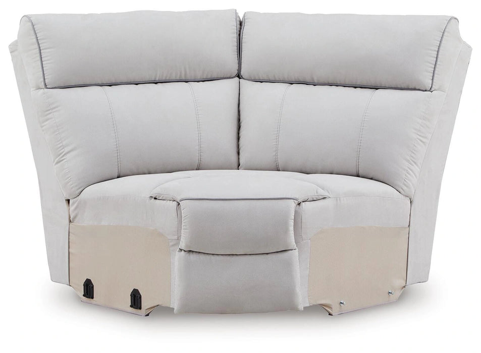 Social Pointe Reclining Sectional with Storage Consoles - Dream Home Furniture & Mattress (Waite Park, MN)