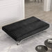 Villeneuve Futon Sofa Bed Black, Pink, & Grey - Dream Home Furniture & Mattress (Waite Park, MN)