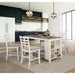 Kiana White Counter Ht. Side Chair (2/CTN) - Dream Home Furniture & Mattress (Waite Park, MN)